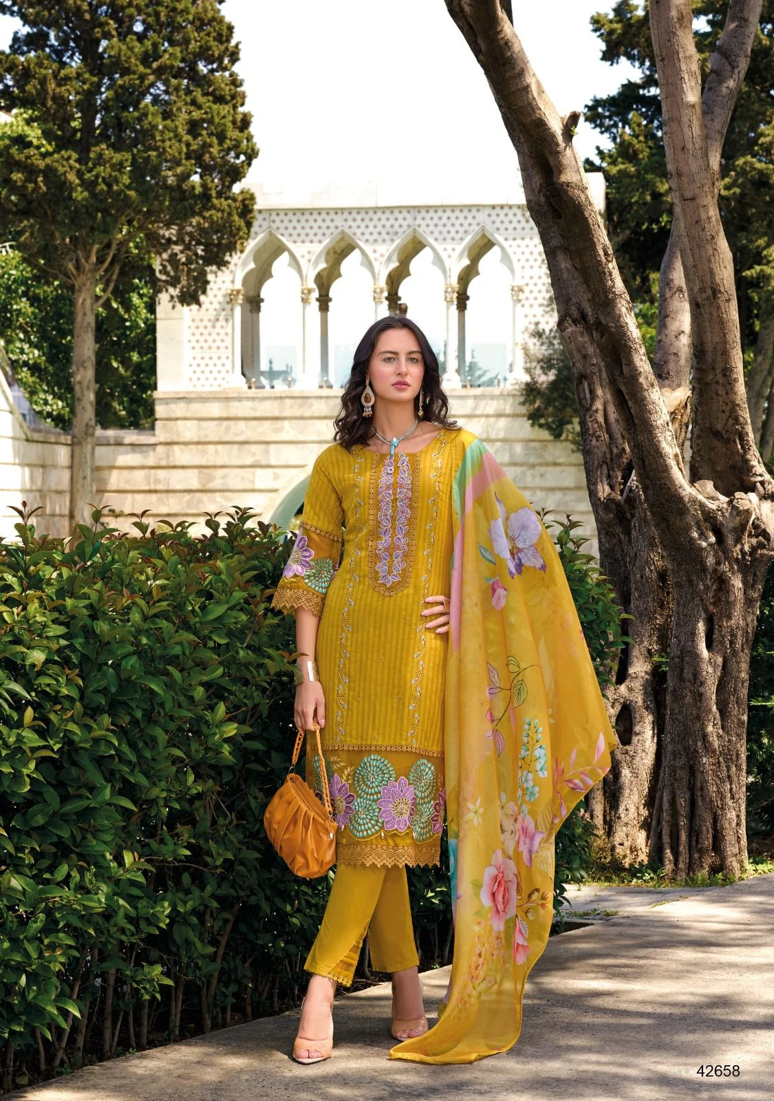 Kailee Fashion Sanj- E- Shrungar Vol 2 Pure Cotton Wholesale Fancy Readymade Salwar Suit Catalog — Wholesale Readymade Suit, Kailee Fashion wholesale from Surat - Gallery Image 5